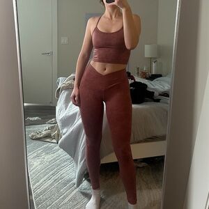 Offline Rust Leggings and Crop Top Set